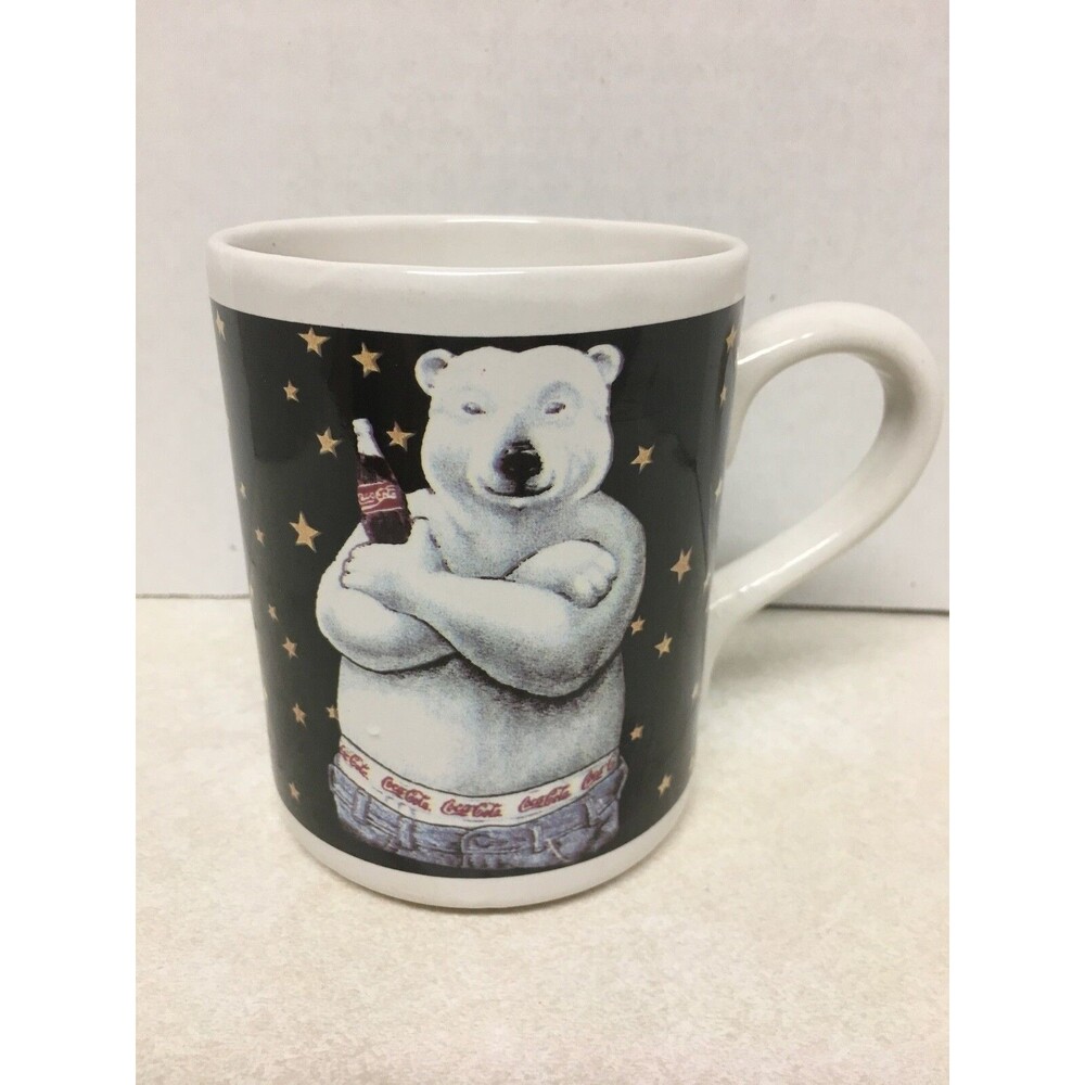 Gibson 1996 Coca-Cola Collectors   Polar Bear Large   Ceramic Mug
